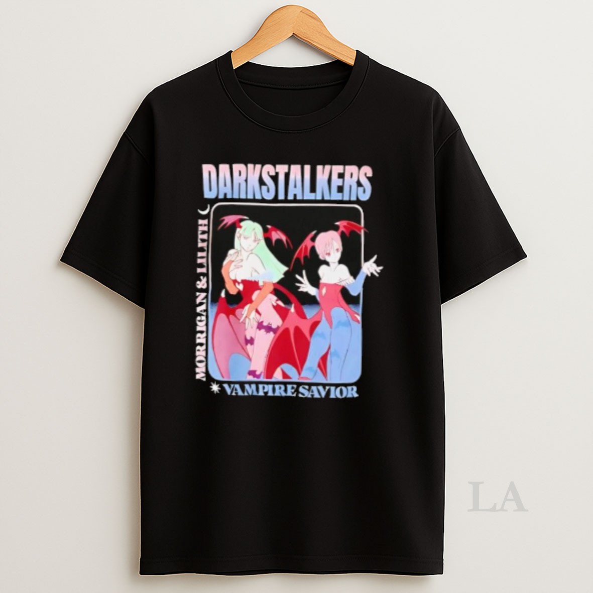 Original Darkstalkers Morrigan And Lilith Vintage Shirt