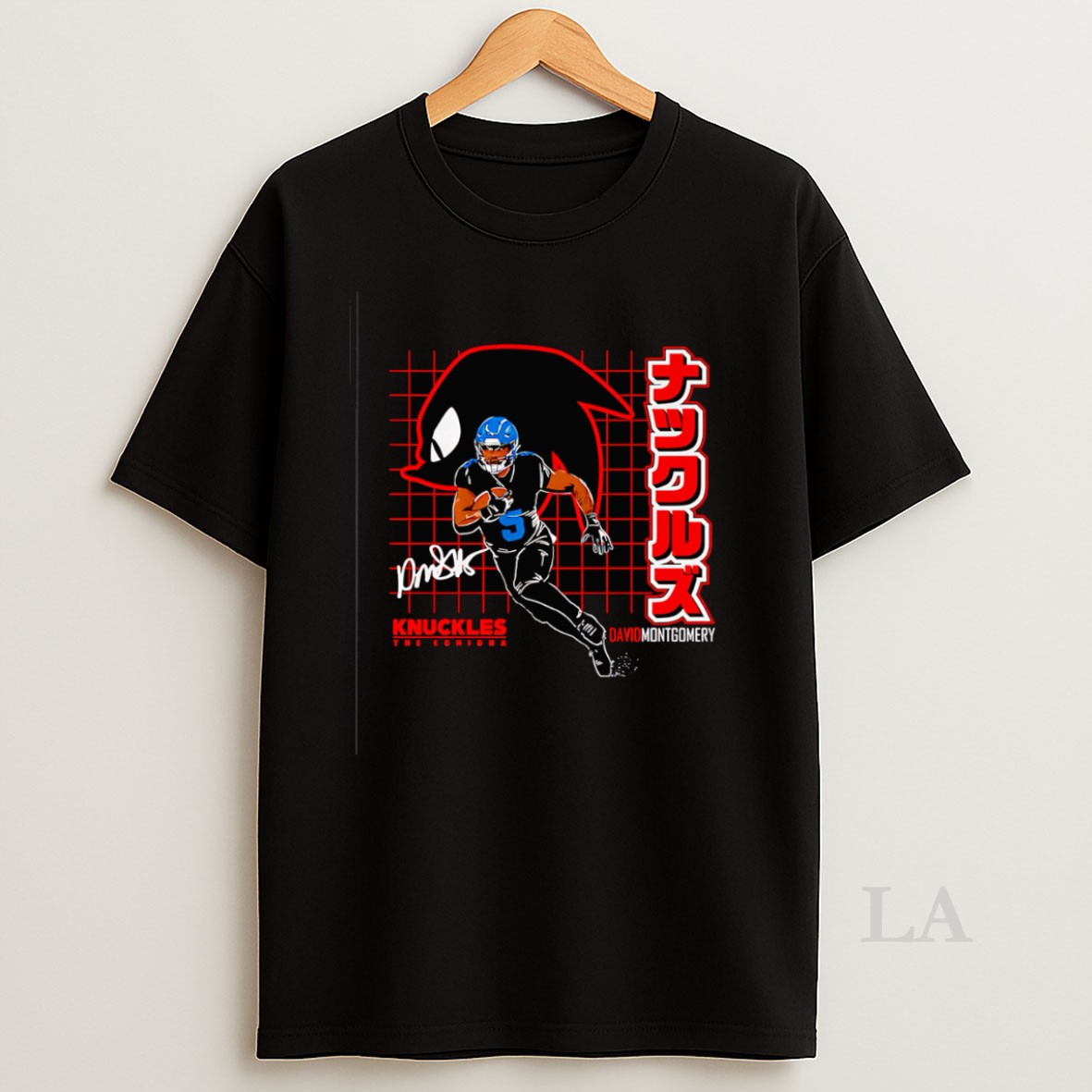 Original David Montgomery Knuckles The Echidna Shirt