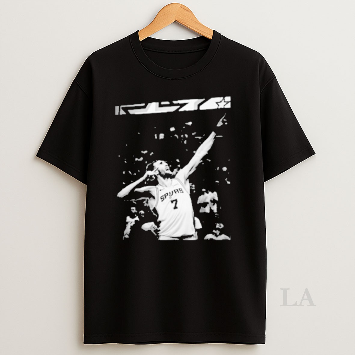 Original Deaaron Fox Wearing Luke Kornet San Antonio Spurs Nba Shirt