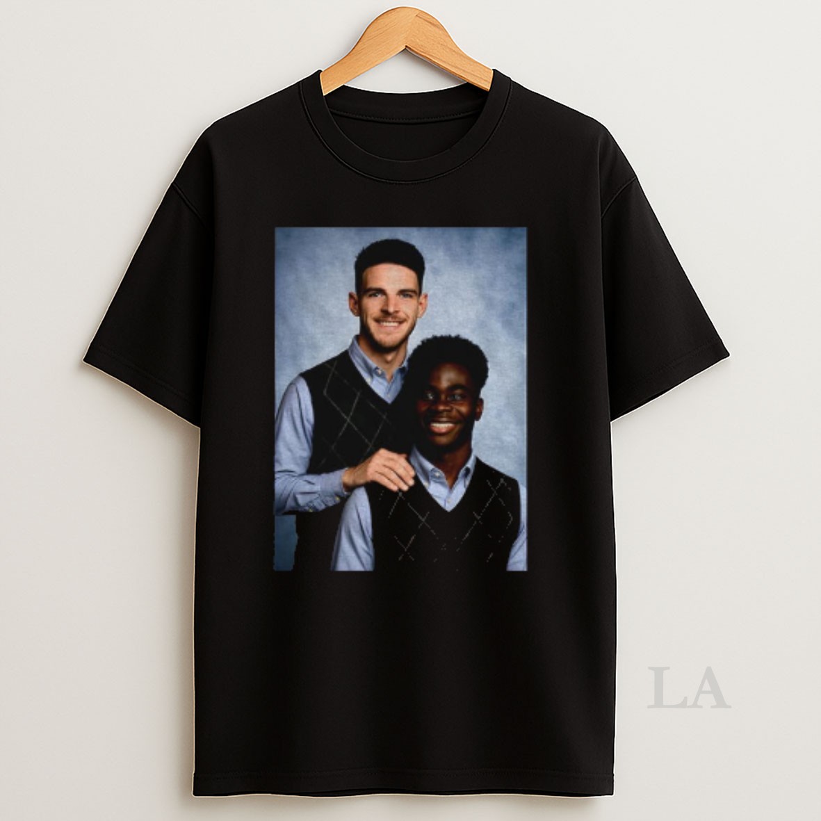 Original Declan Rice And Bukayo Saka Step Brothers Arsenal Fc Vintage Shirt