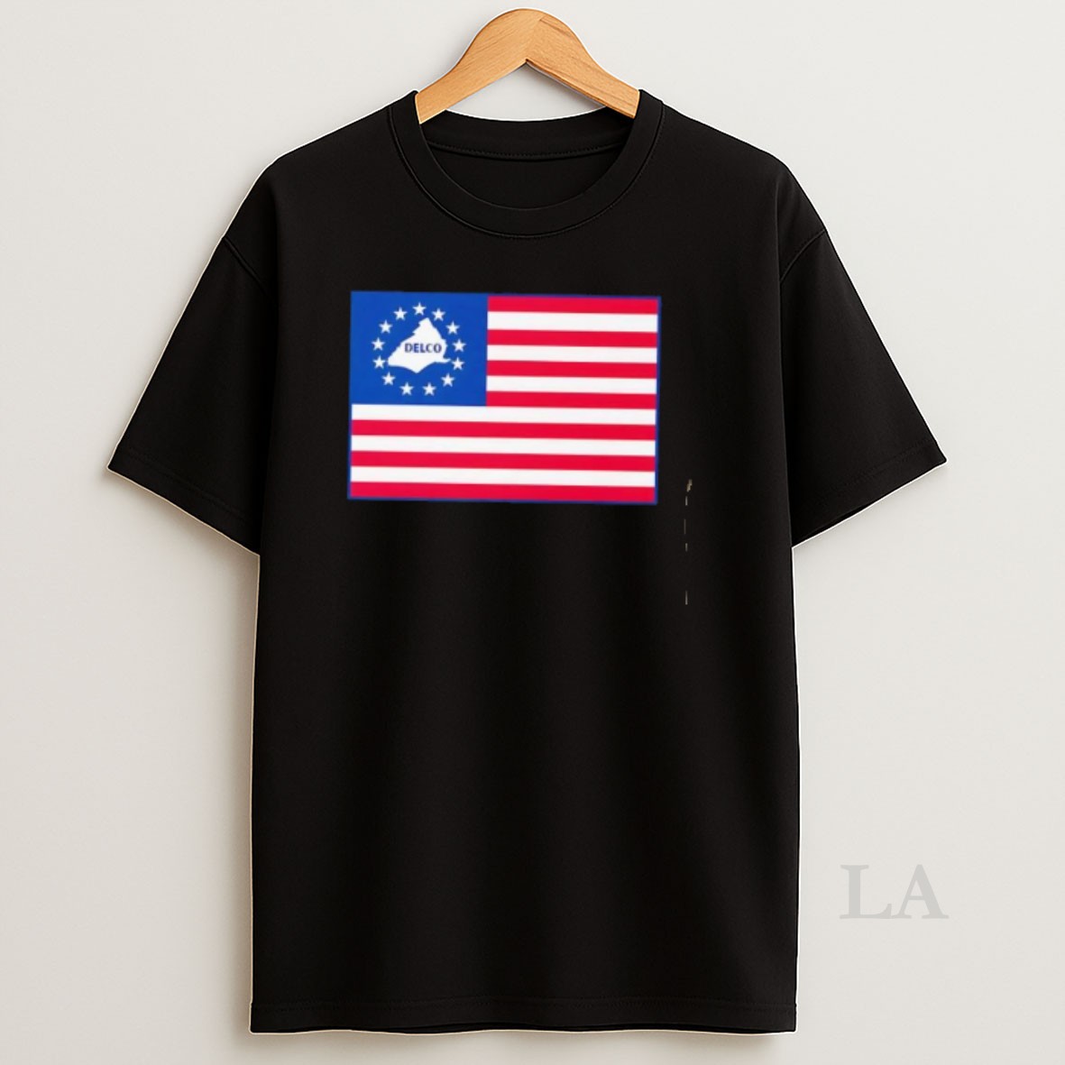 Original Delco 250 Flag American Shirt
