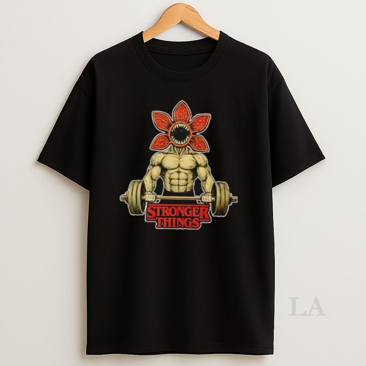 Original Demogorgon Weightlifting Stronger Things Gym Retro Shirt