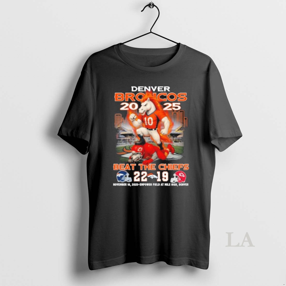 Original Denver Broncos 2025 Broncos Beat The Chiefs 22 19 Score Shirt