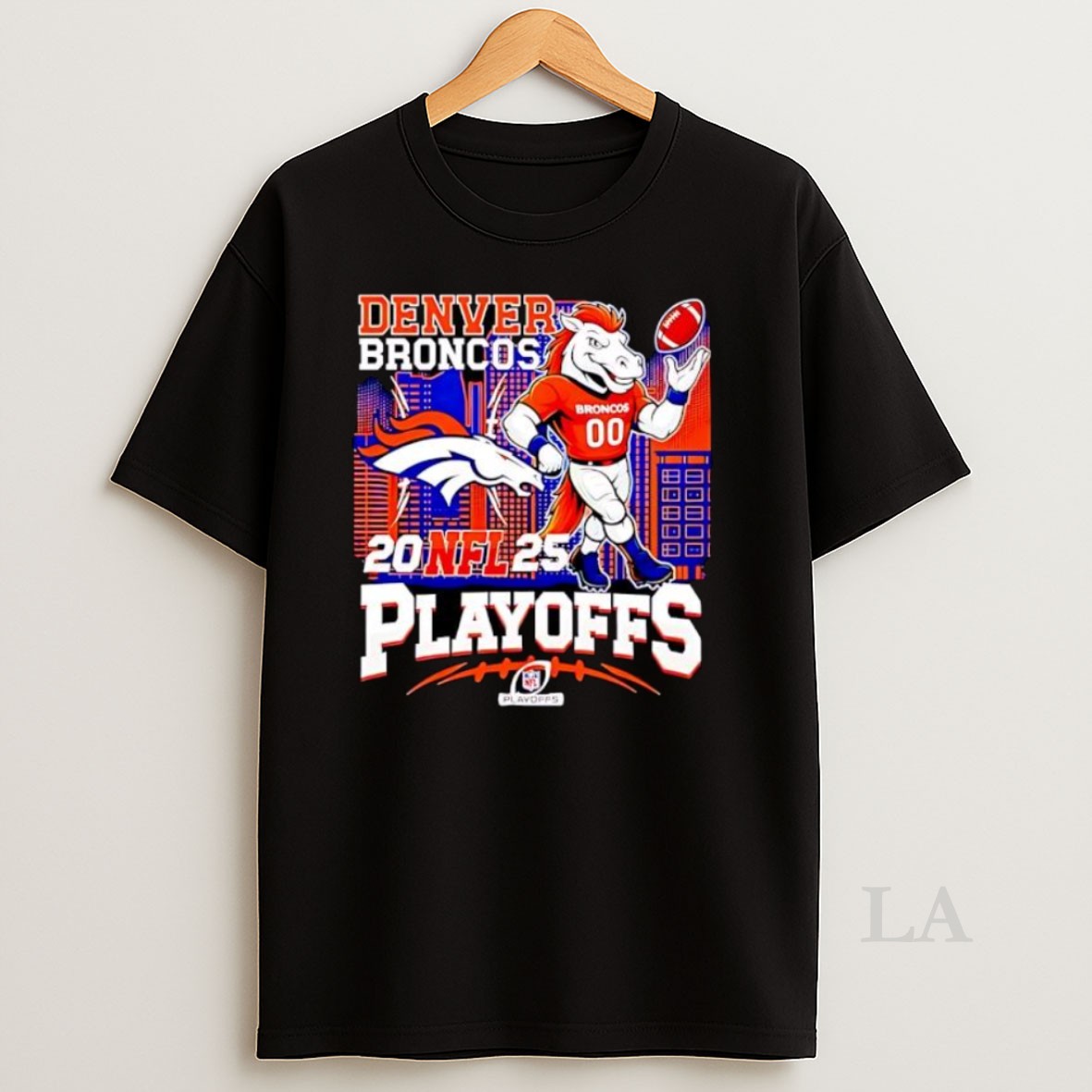 Original Denver Broncos Football 2025 Nfl Playoff Mascot Shirt