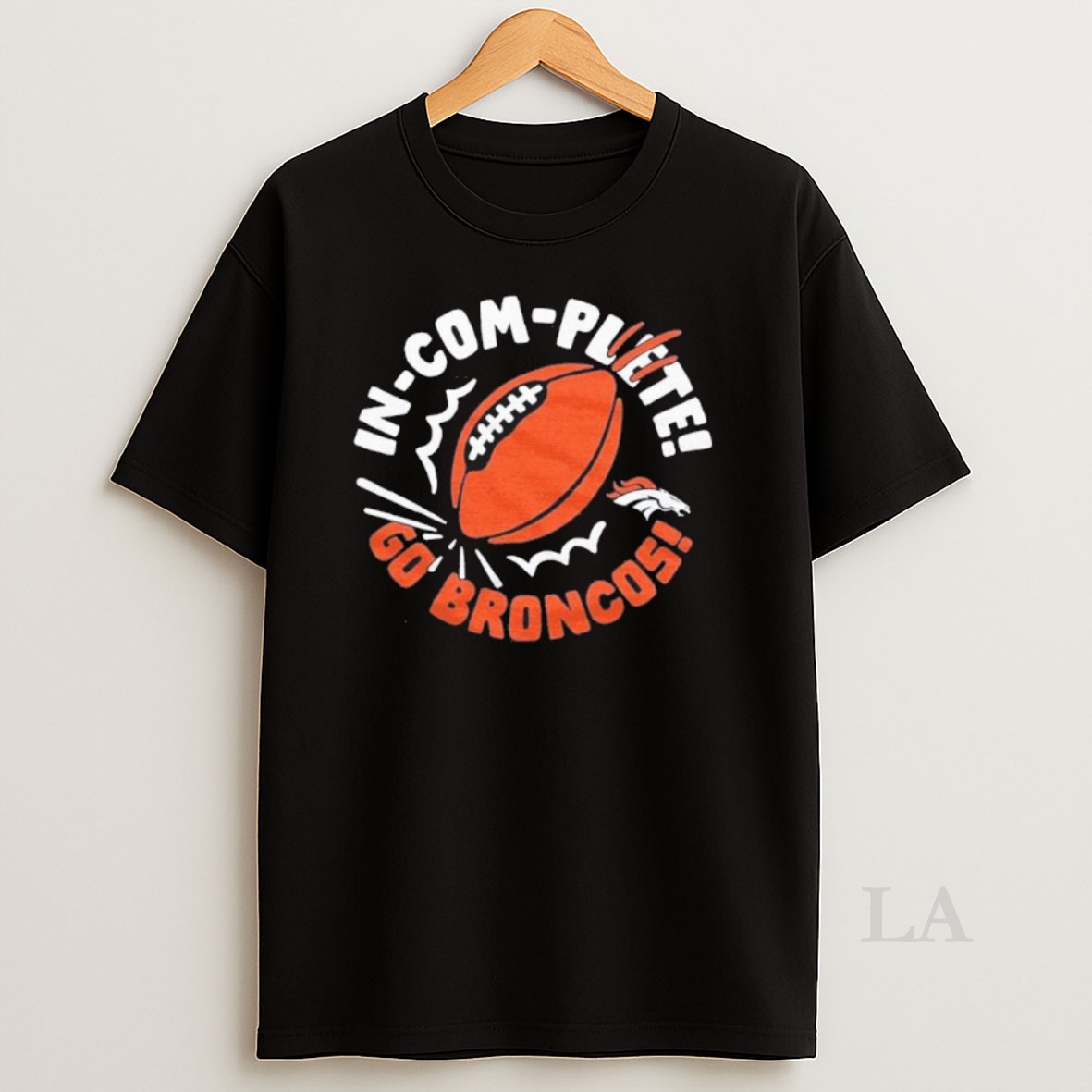 Original Denver Broncos Incomplete Football Shirt