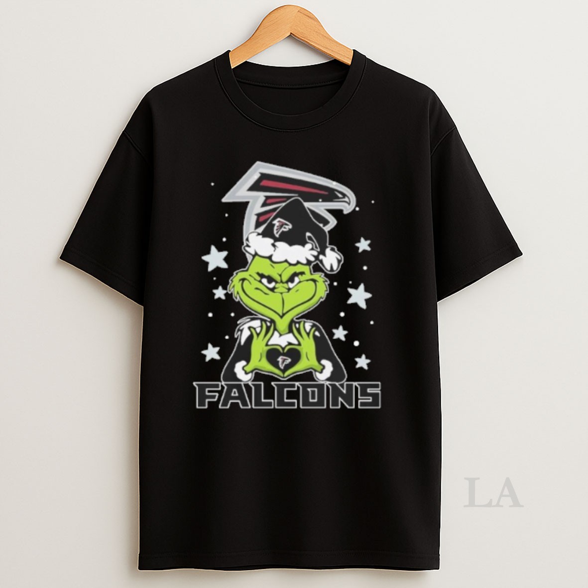 Original Falcons Logo The Santa Grinch Shirt
