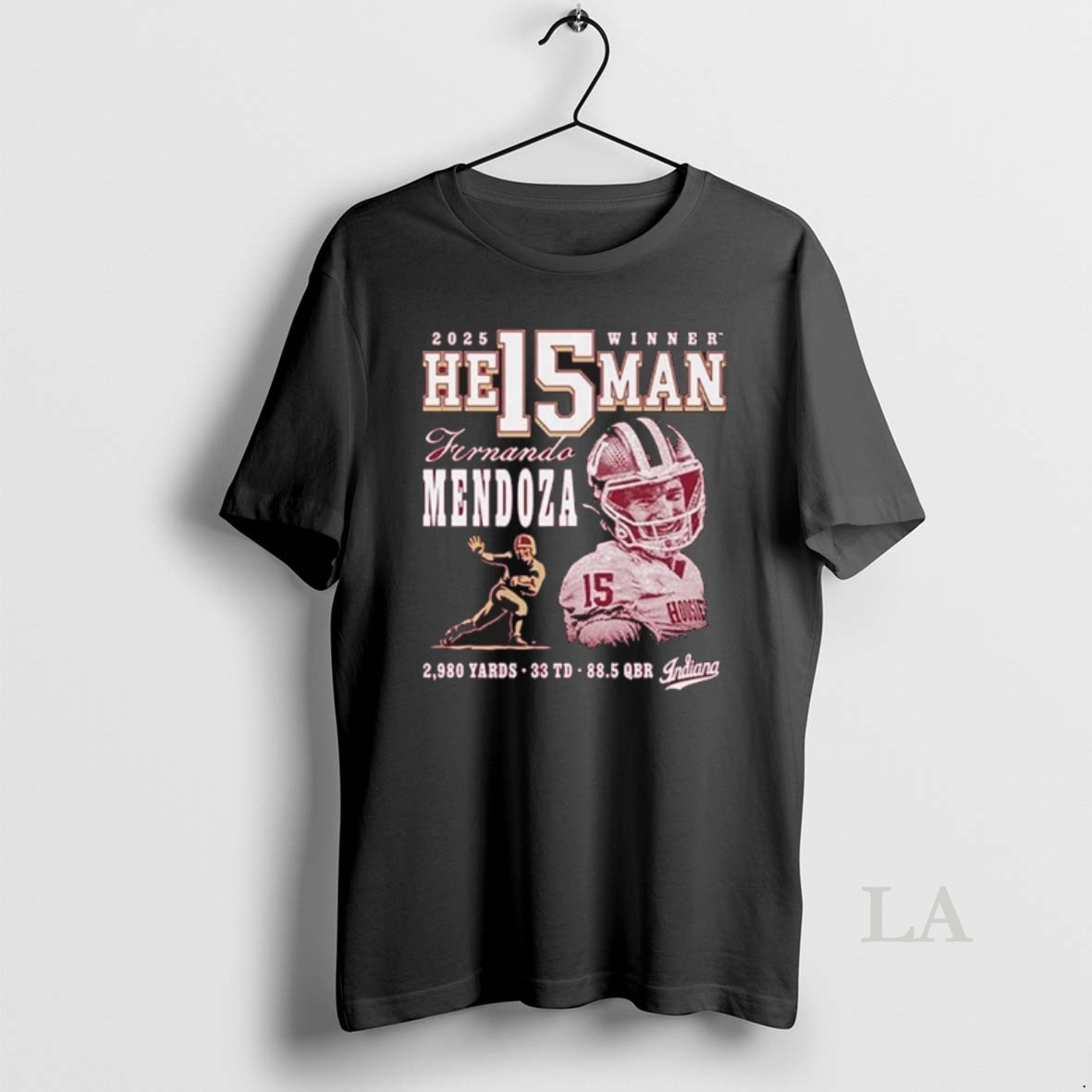 Original Fernando Mendoza Indiana Hoosiers 2025 He15man Trophy Winner Shirt