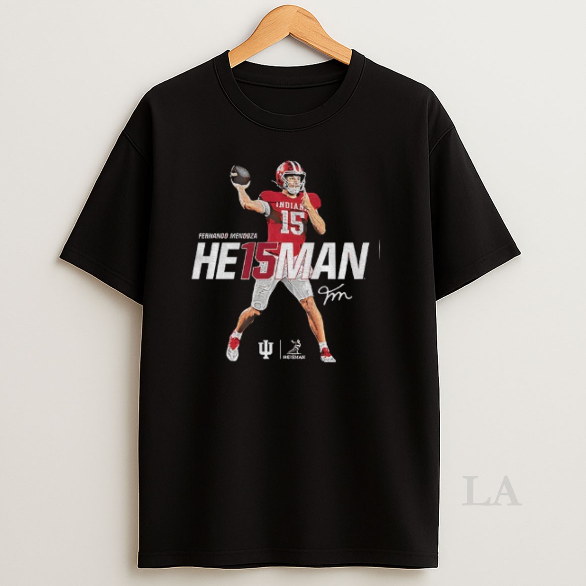 Original Fernando Mendoza Indiana Hoosiers 2025 Heisman Trophy Winner Stance Signature Shirt