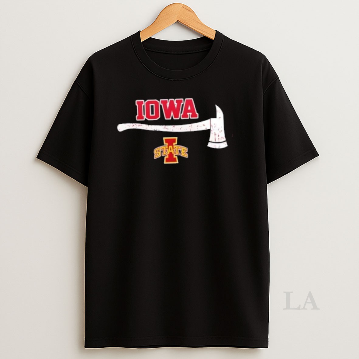 Original Firefighter Fire Dept Always Ready Iowa State Cyclones 2 Sided Shirt