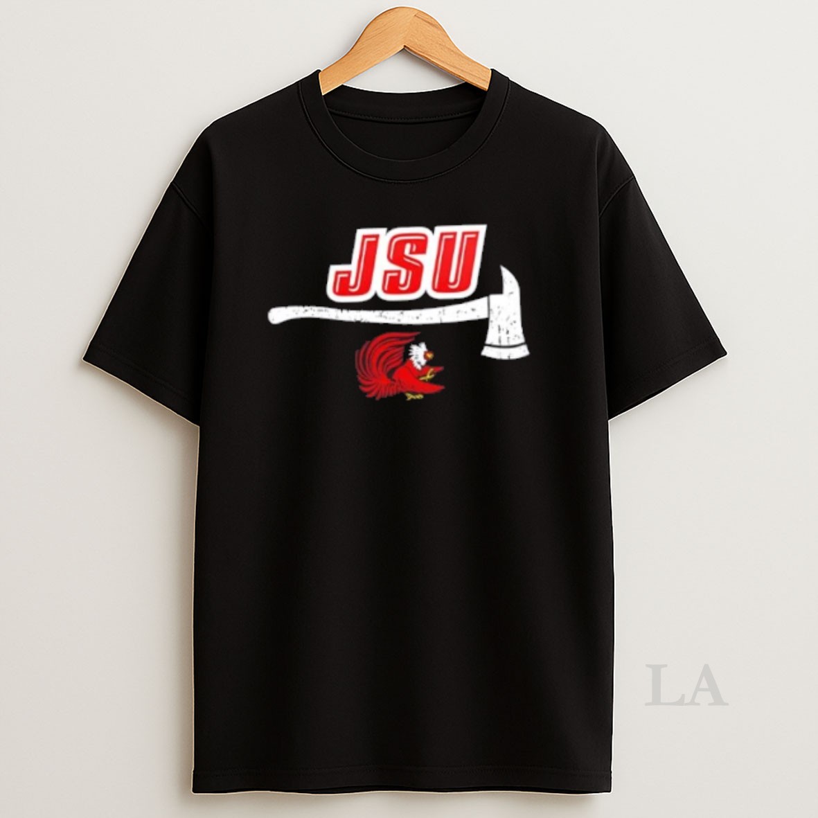 Original Firefighter Fire Dept Always Ready Jacksonville State 2 Sided Shirt