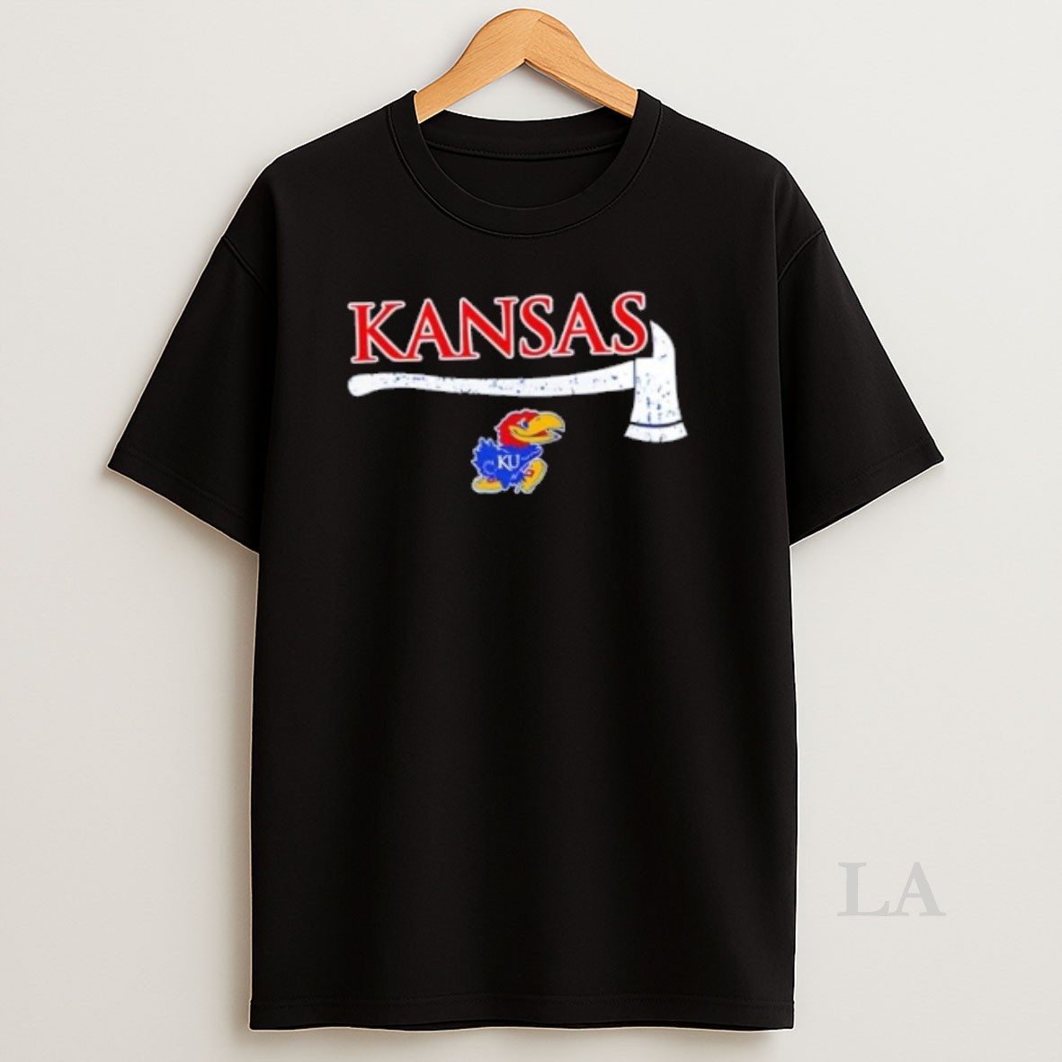 Original Firefighter Fire Dept Always Ready Kansas Jayhawks 2 Sided Shirt