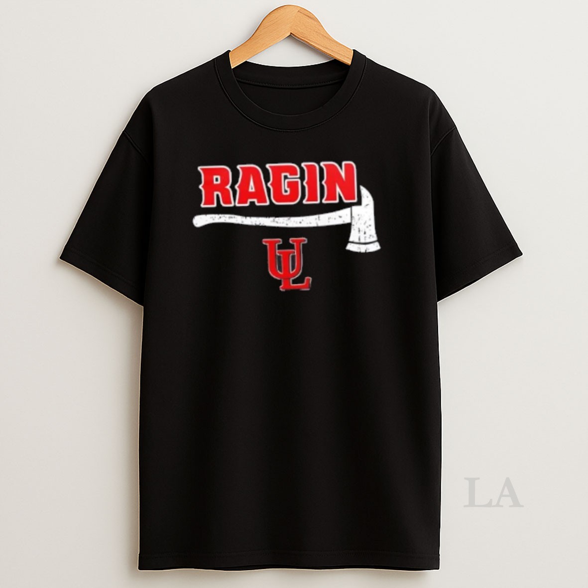 Original Firefighter Fire Dept Always Ready Louisiana Lafayette 2 Sided Shirt
