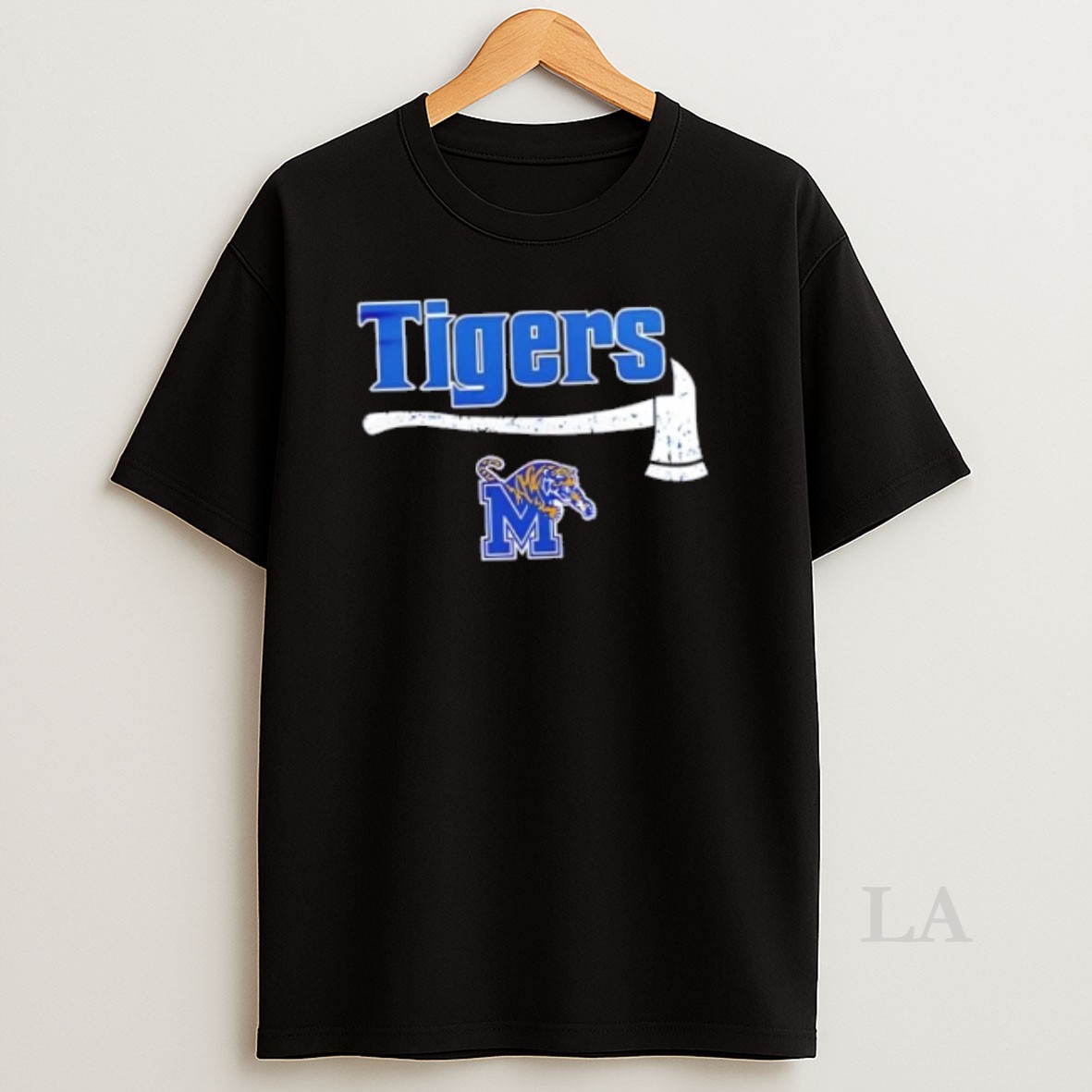 Original Firefighter Fire Dept Always Ready Memphis Tigers 2 Sided Shirt