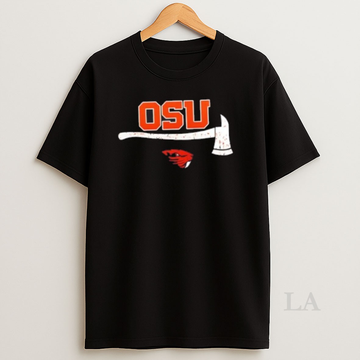 Original Firefighter Fire Dept Always Ready Oregon State Beavers 2 Sided Shirt