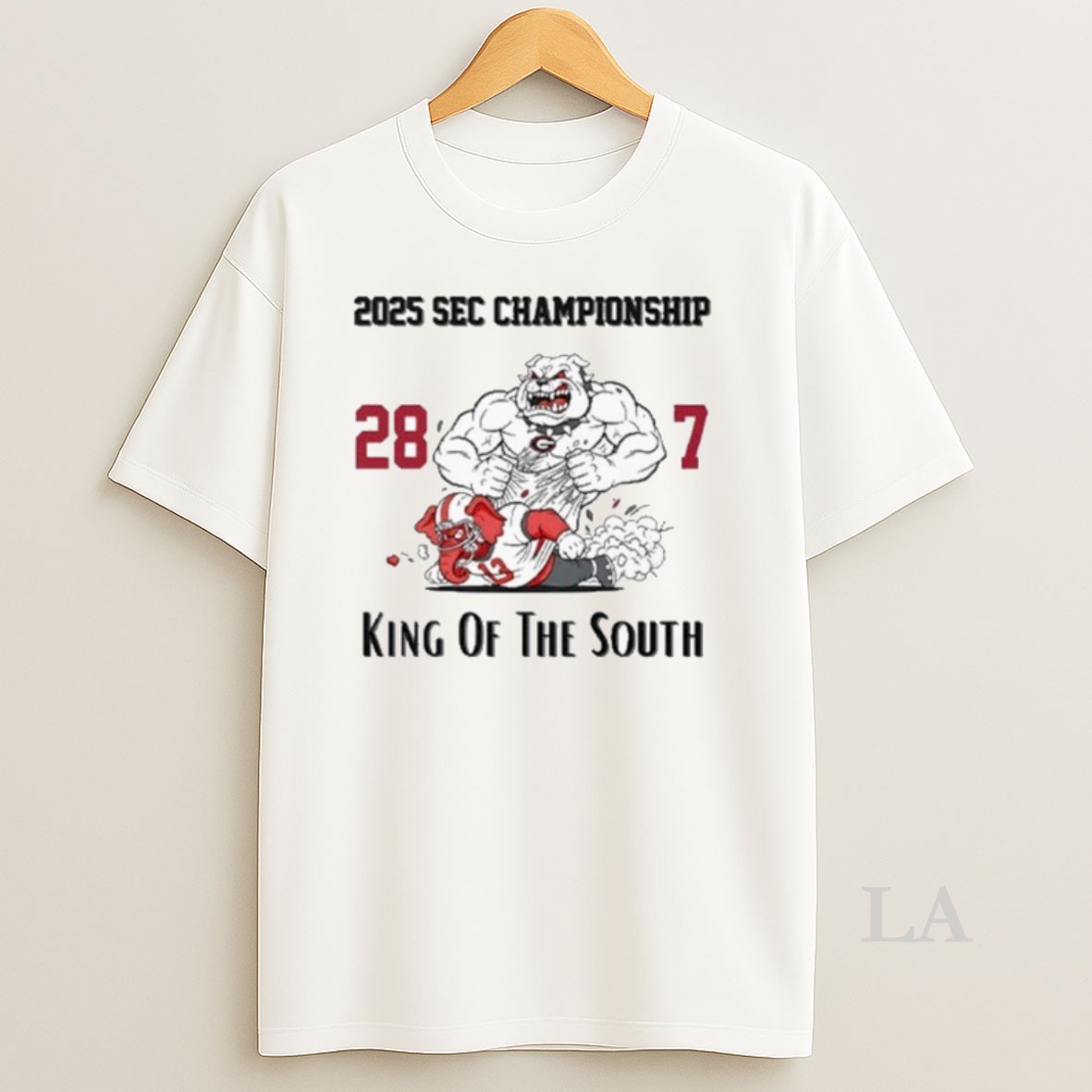 Original Georgia Bulldogs 2025 Sec Championship 28_e2_80_937 King Of The South Boxing Mascot Shirt