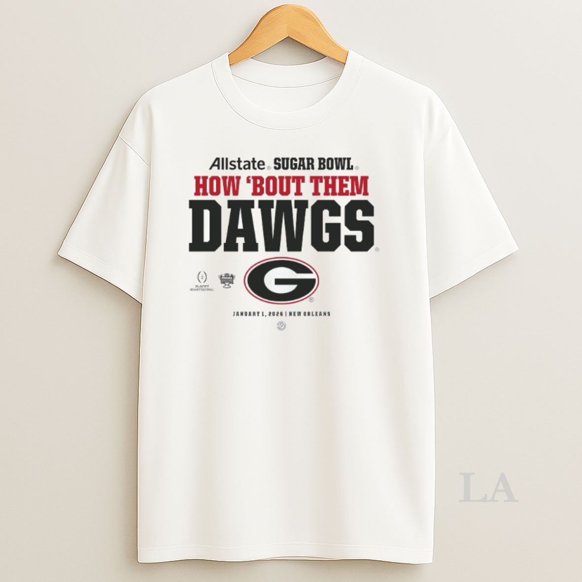 Original Georgia Bulldogs Allstate Sugar Bowl 2025 How Bout Them Dawgs Shirt