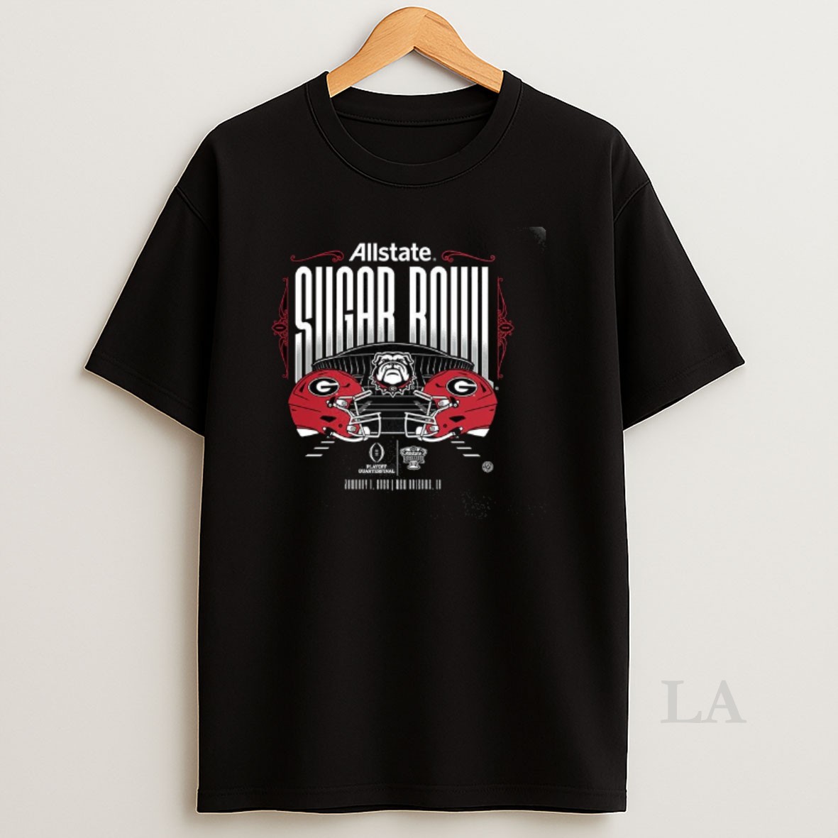 Original Georgia Bulldogs Vs Georgia Bulldogs 2025 Allstate Sugar Bowl Helmet Shirt