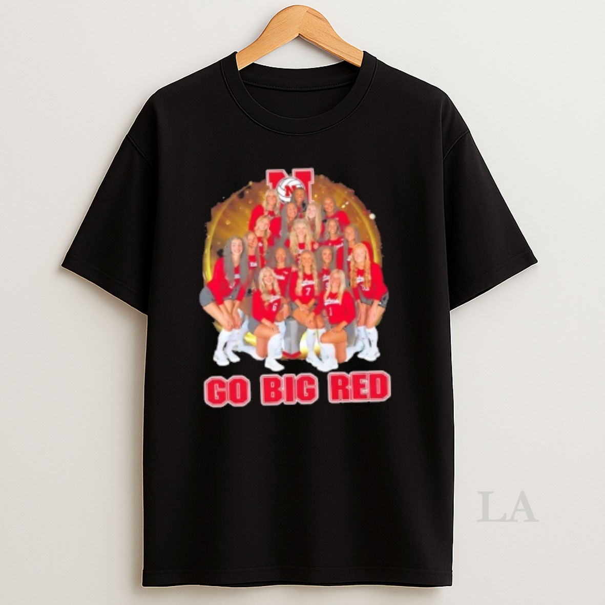 Original Go Big Red Nebraska Cornhuskers Womens Volleyball All Players Shirt