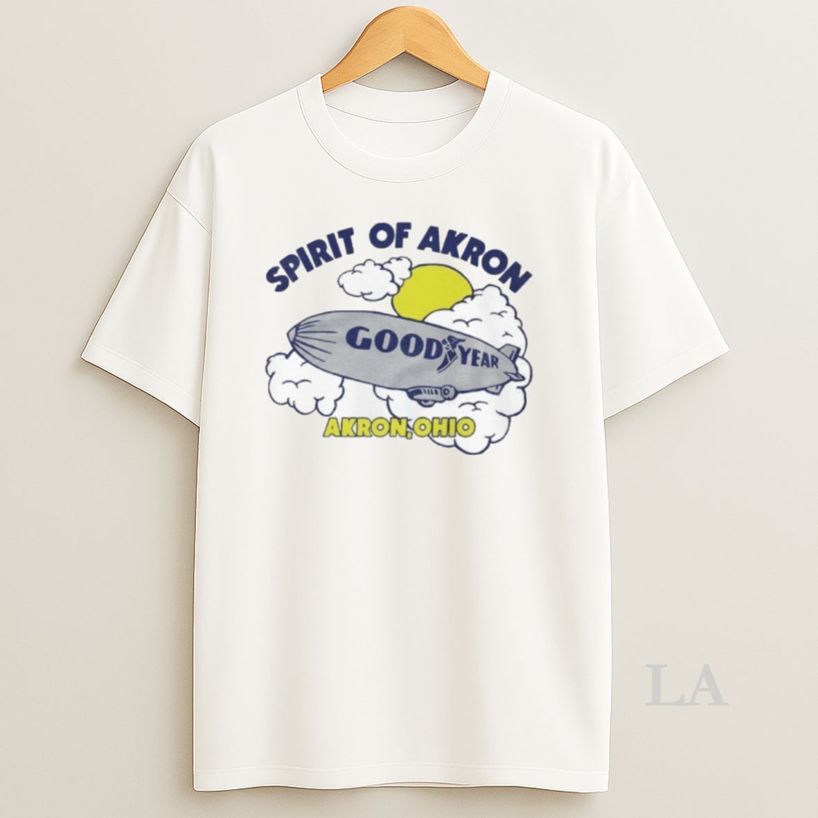 Original Goodyear Spirit Of Akron Ohio Blimp Shirt