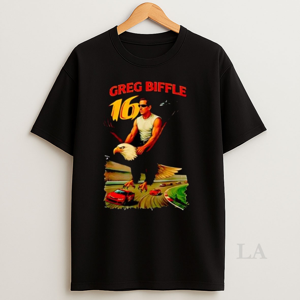 Original Greg Biffle 16 Eagles F1 Graphic Shirt