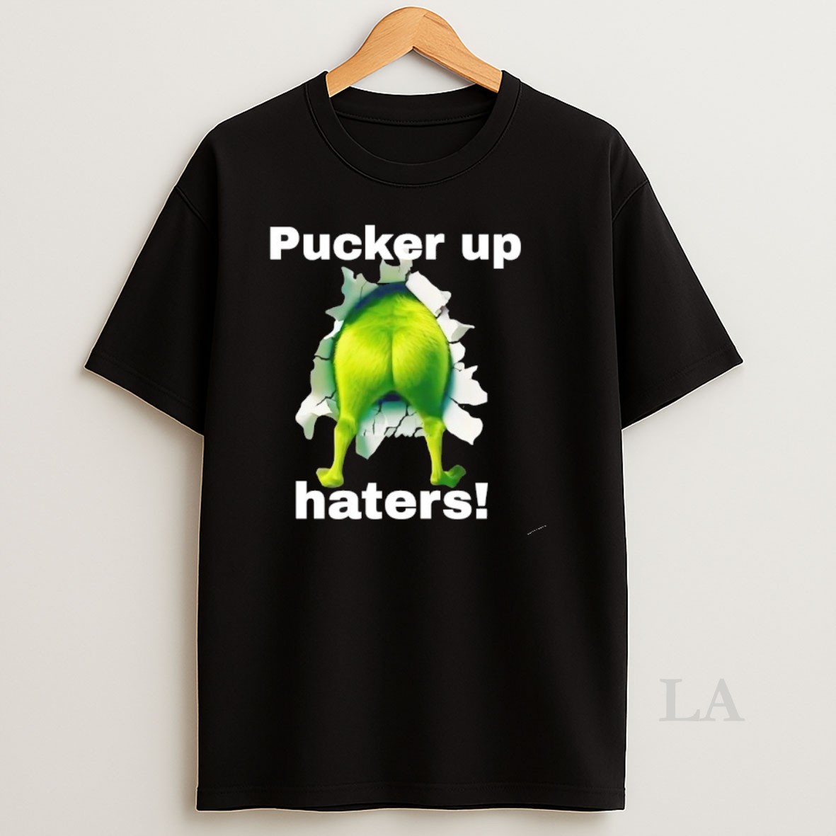 Original Grinch Ass Pucker Up Haters Shirt