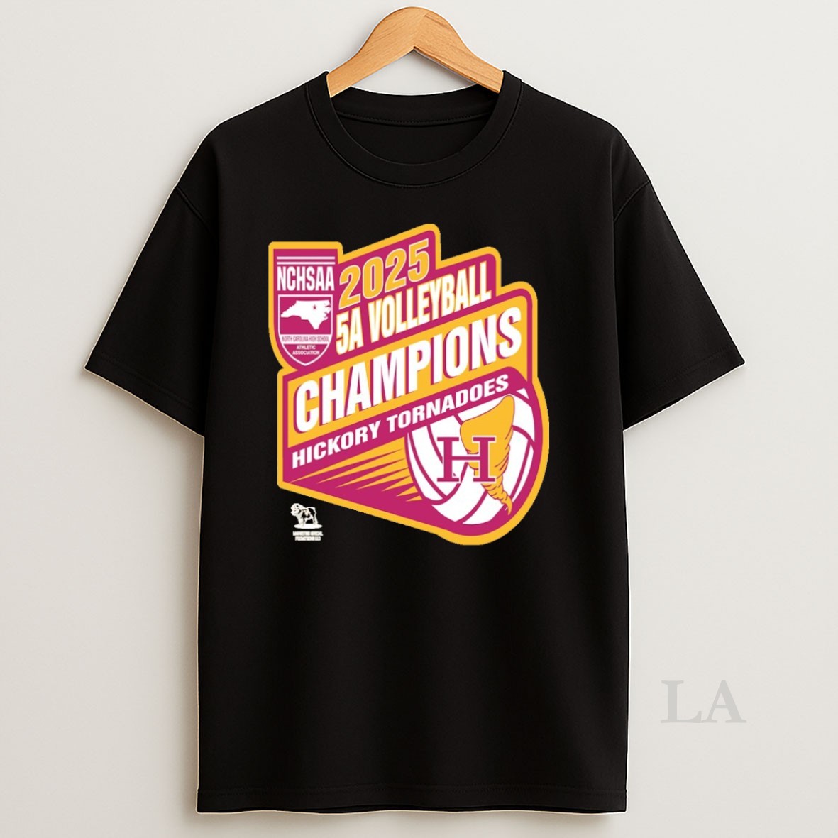 Original Hickory Tornadoes Nchsaa 5a Volleyball Champions 2025 Shirt