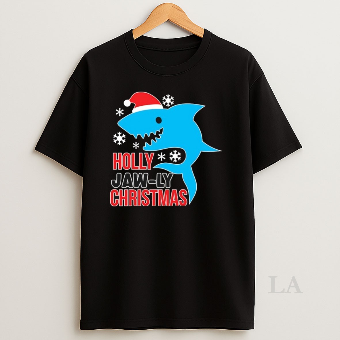 Original Holly Jaw Ly Christmas Shark Shirt