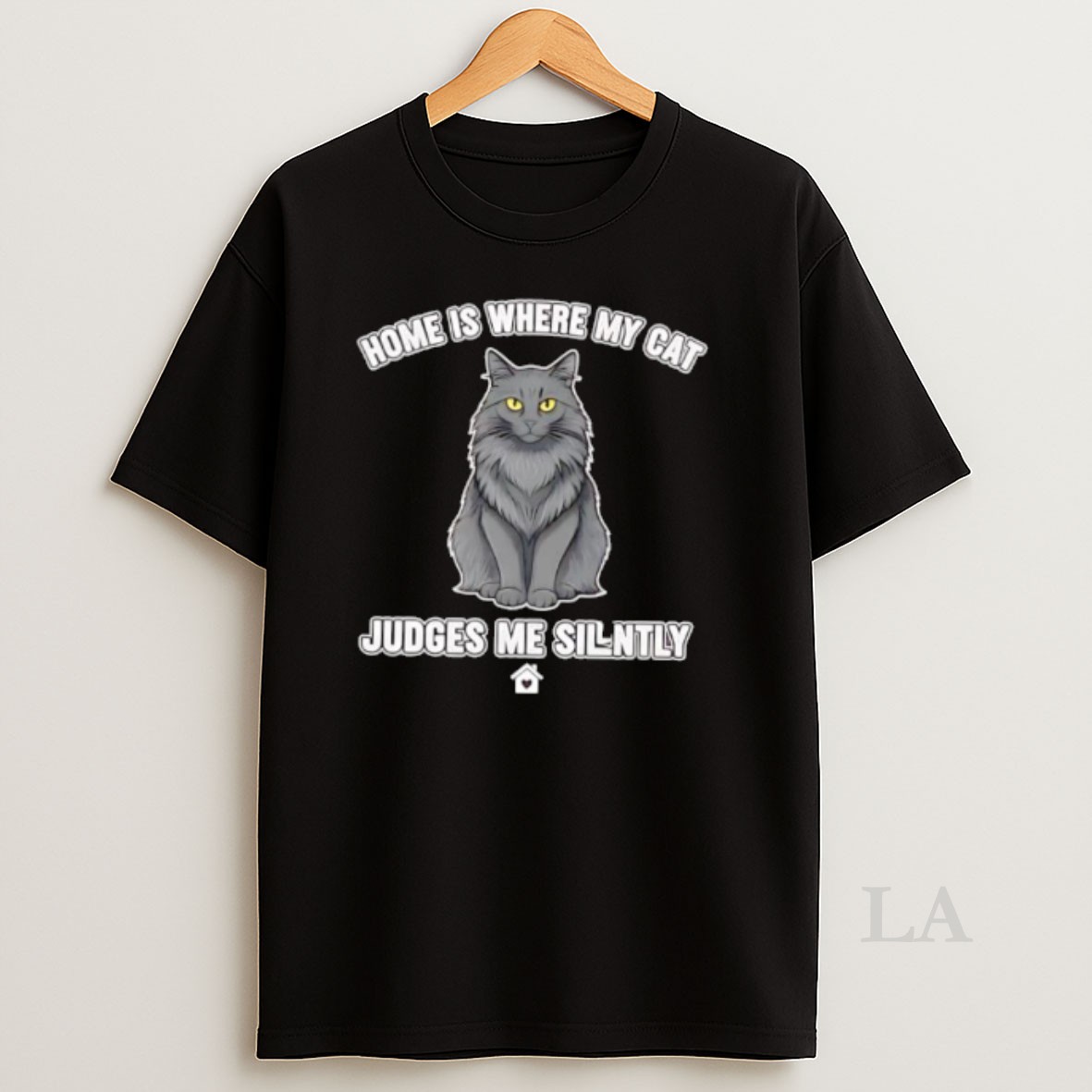 Original Home Is Where My Cat Judges Me Silently Shirt