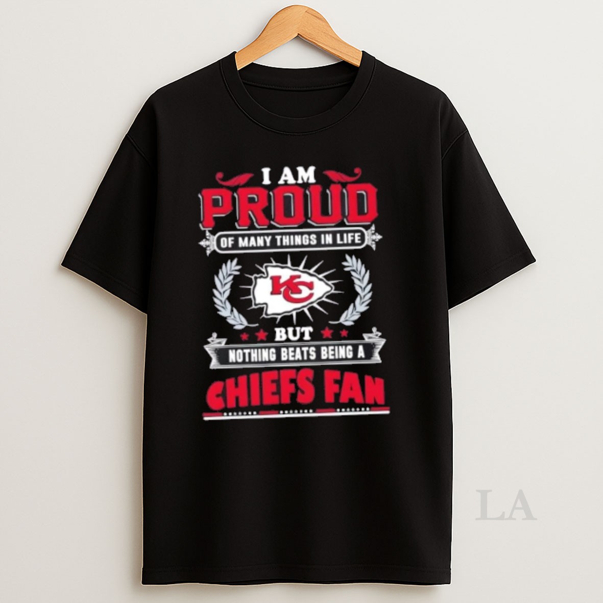Original I Am Proud Of Many Things In Life But Nothing Beats Being A Kansas City Chiefs Fan Shirt