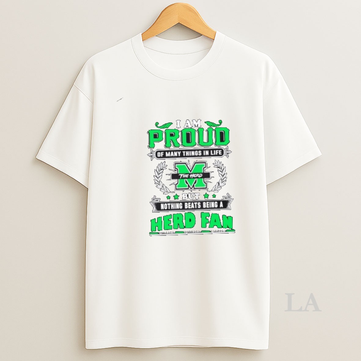 Original I Am Proud Of Many Things In Life But Nothing Beats Being A Marshall Thundering Herd Fan Shirt