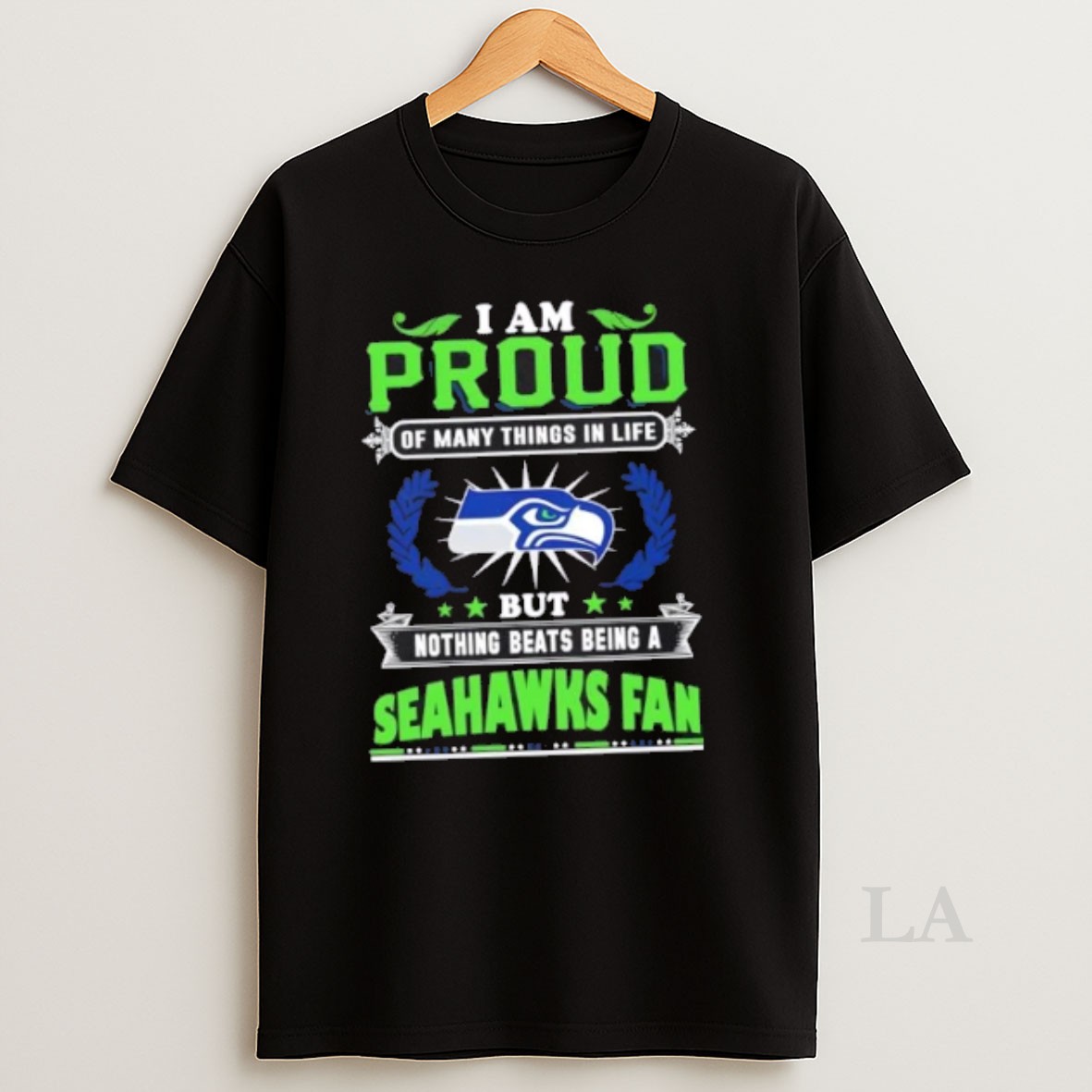 Original I Am Proud Of Many Things In Life But Nothing Beats Being A Seattle Seahawks Fan Shirt