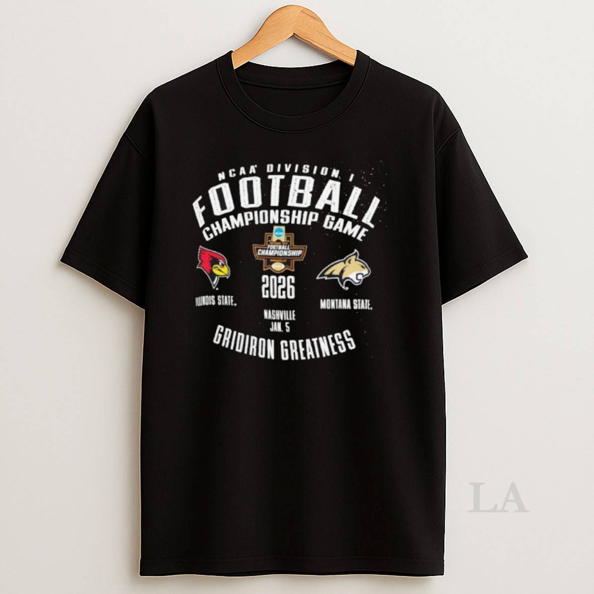 Original Illinois State Vs Montana State 2025 26 Ncaa Di Football Championship Game January 5 Shirt