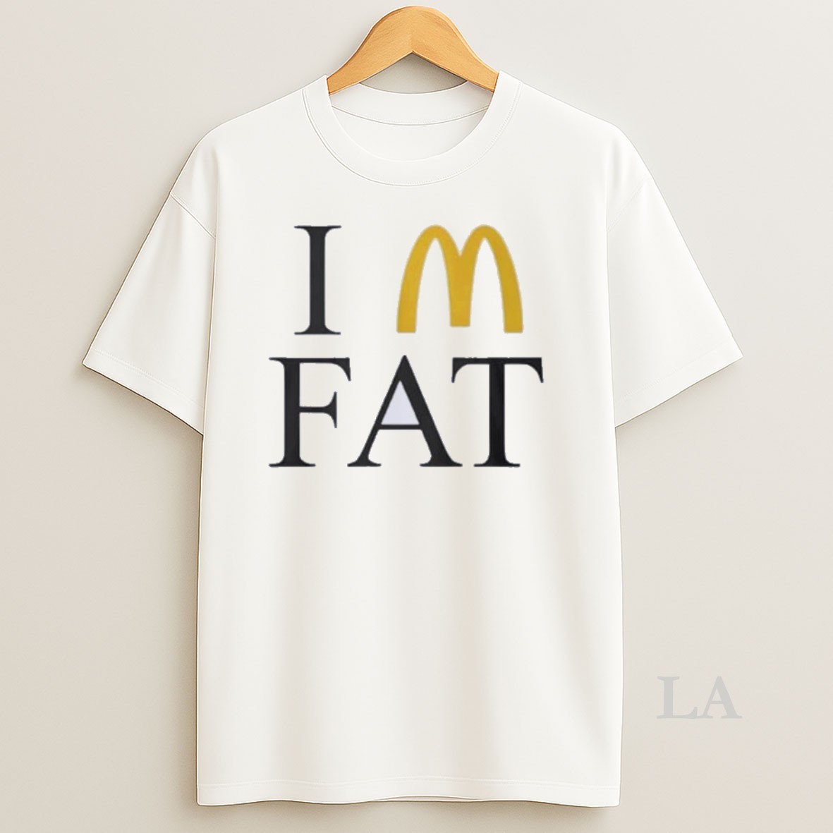 Original Im Fat Mcdonalds Logo Shirt