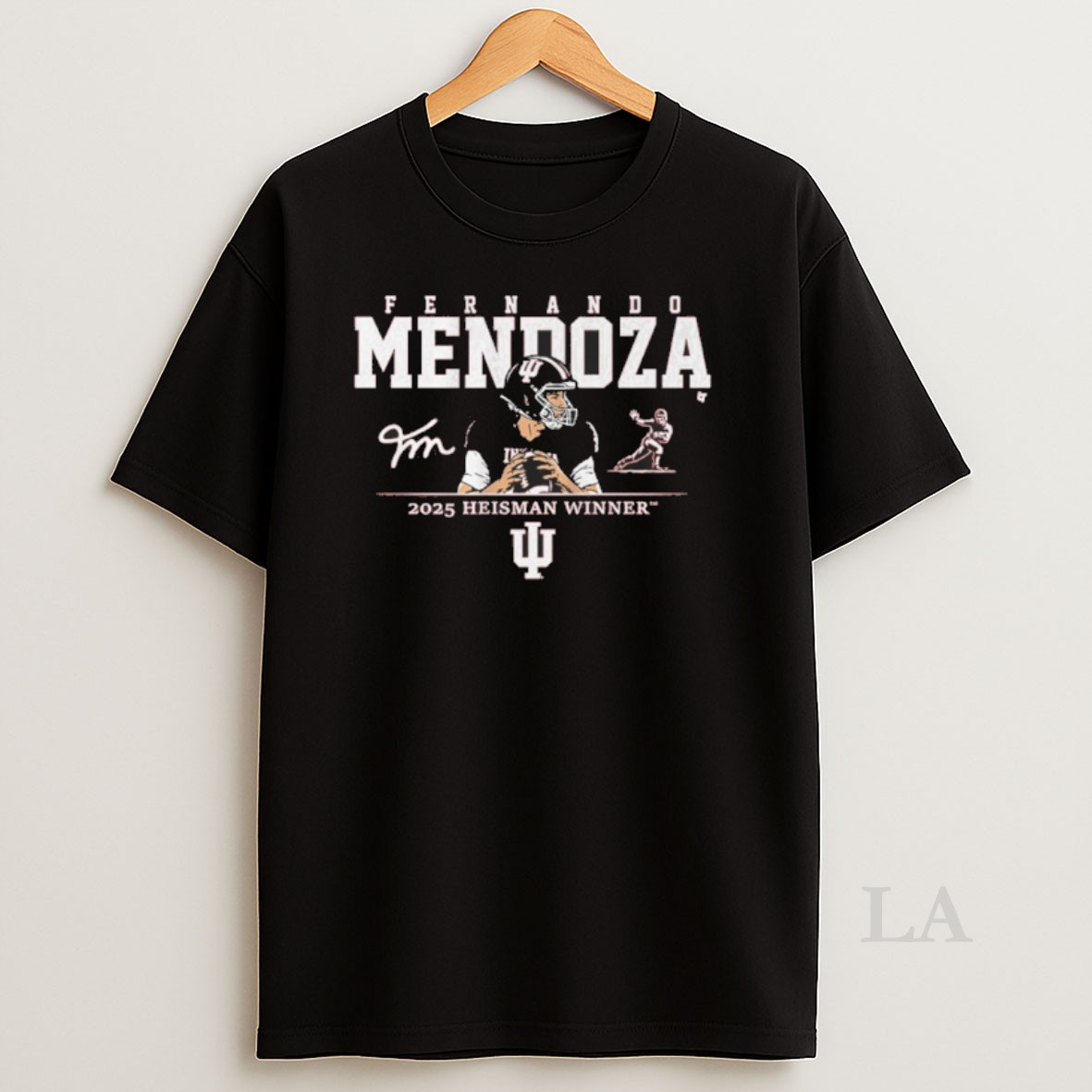 Original Indiana Football Fernando Mendoza 2025 Heisman Winner Shirt