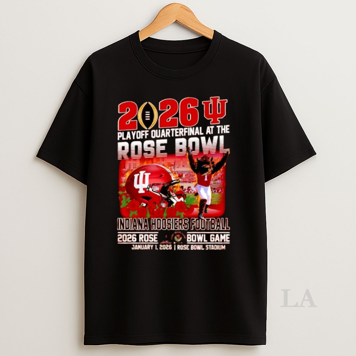 Original Indiana Hoosiers 2026 Cfp Playoff Quarterfinal At The Rose Bowl Game Shirt