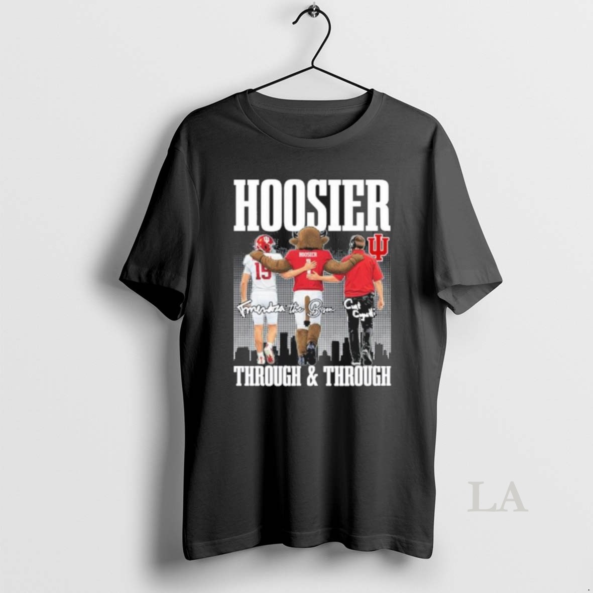 Original Indiana Hoosiers Fernando Mendoza Curt Cignetti The Bison Through And Through Shirt