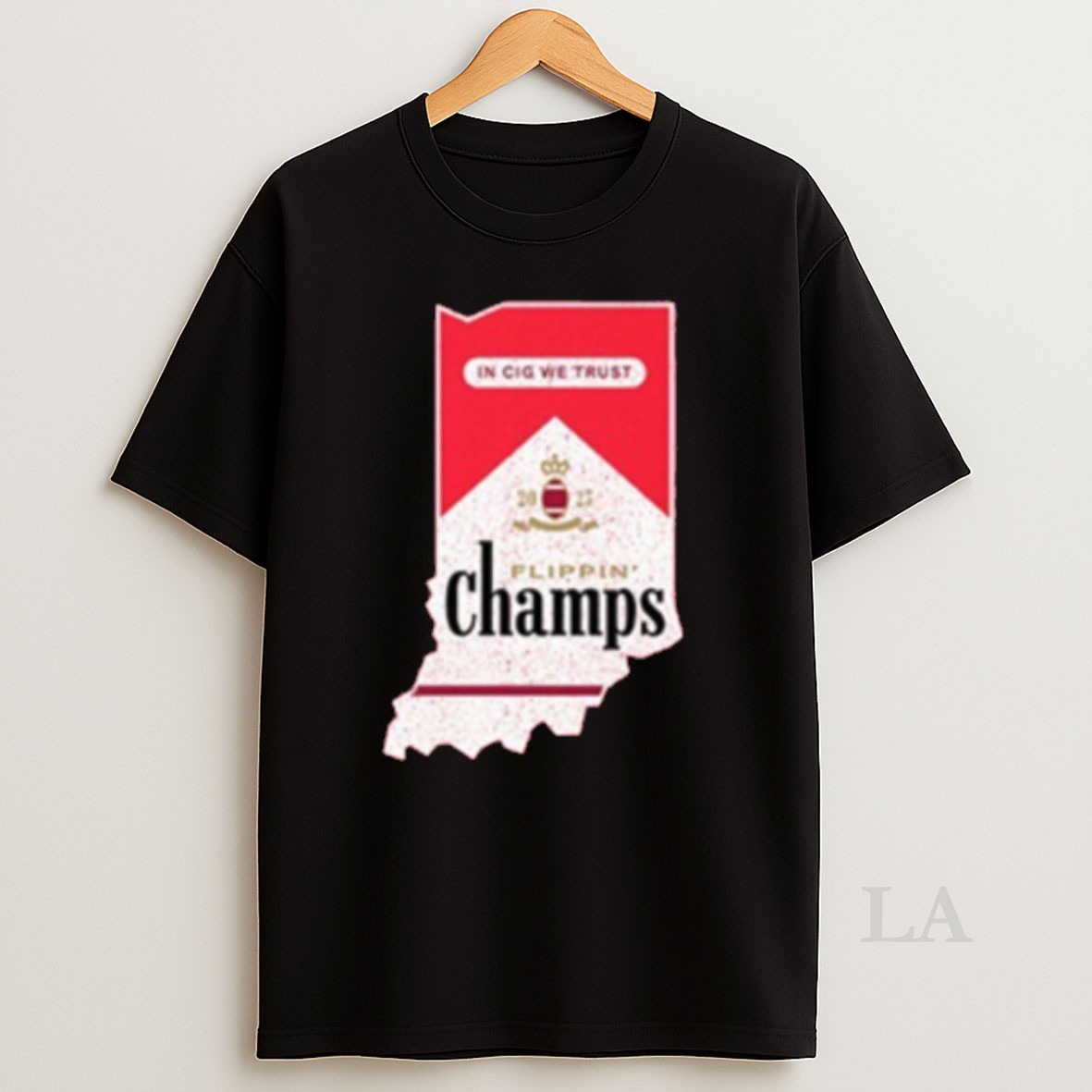 Original Indiana Hoosiers Flippin Champs In Cig We Trust Shirt