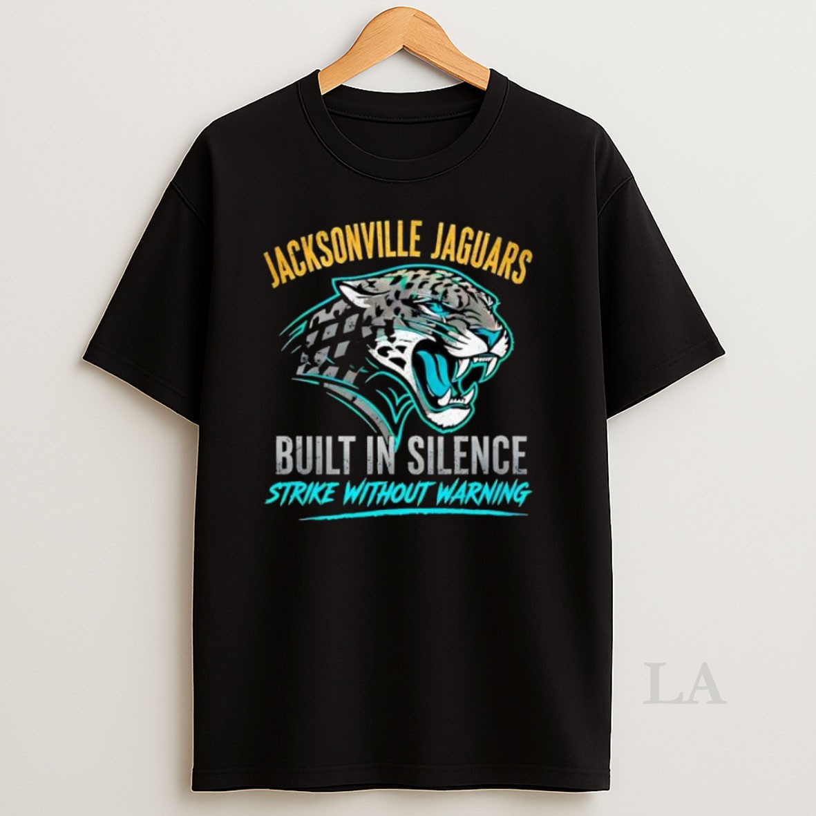 Original Jacksonville Jaguars Built In Silence Strike Without Warning Shirt