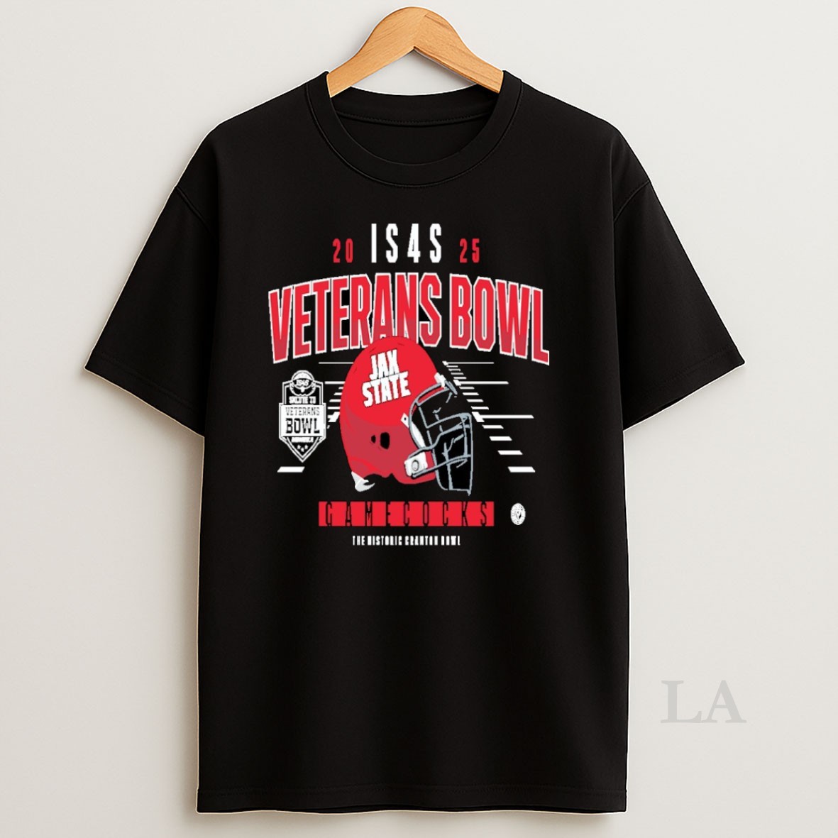 Original Jacksonville State Gamecocks 2025 Is4s Salute To Veterans Bowl Helmet Shirt