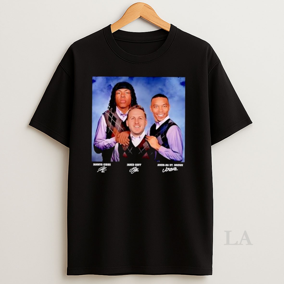 Original Jahmyr Gibbs Jared Goff Amon Ra St Shirt