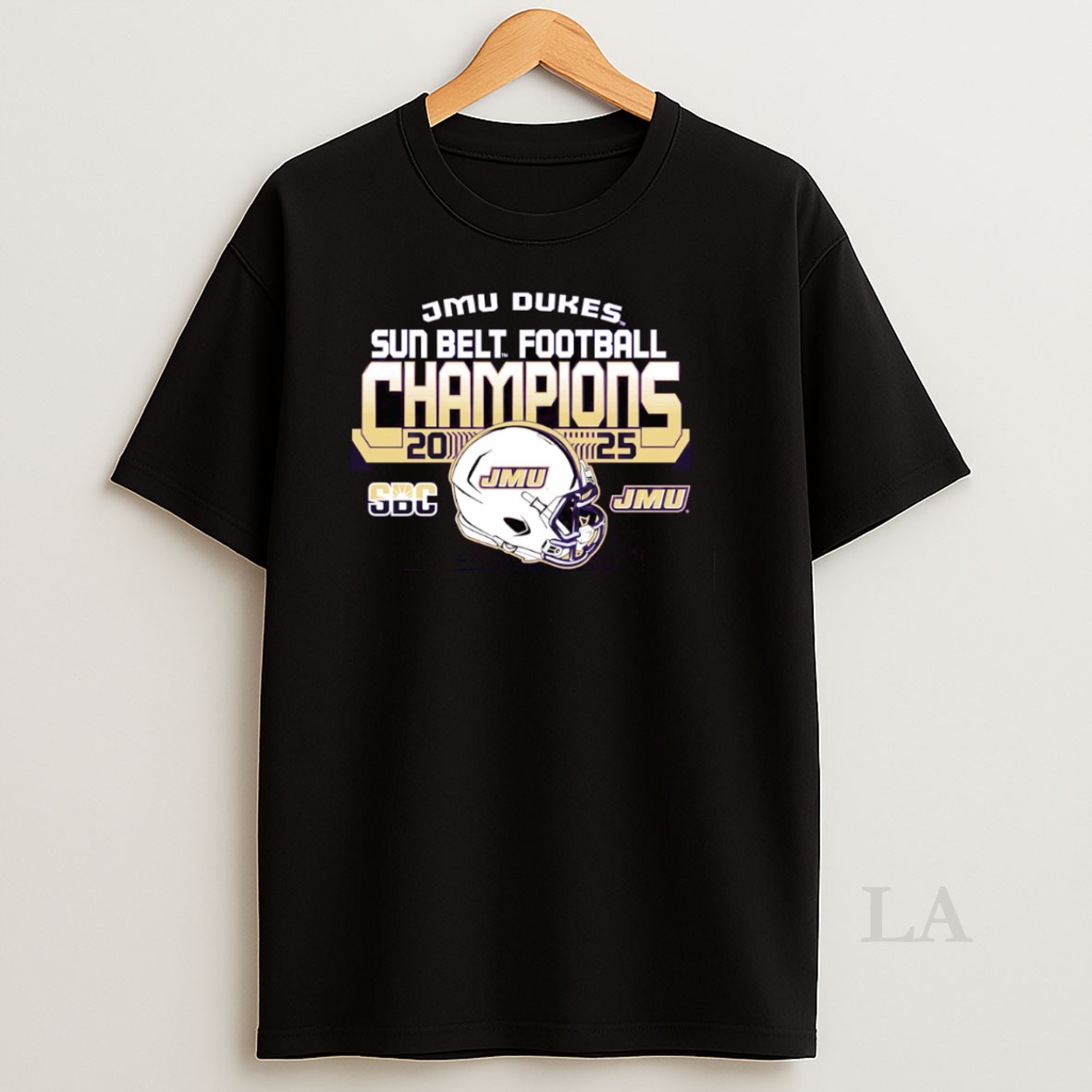 Original James Madison University Dukes Football 2025 Sun Belt Champions Shirt