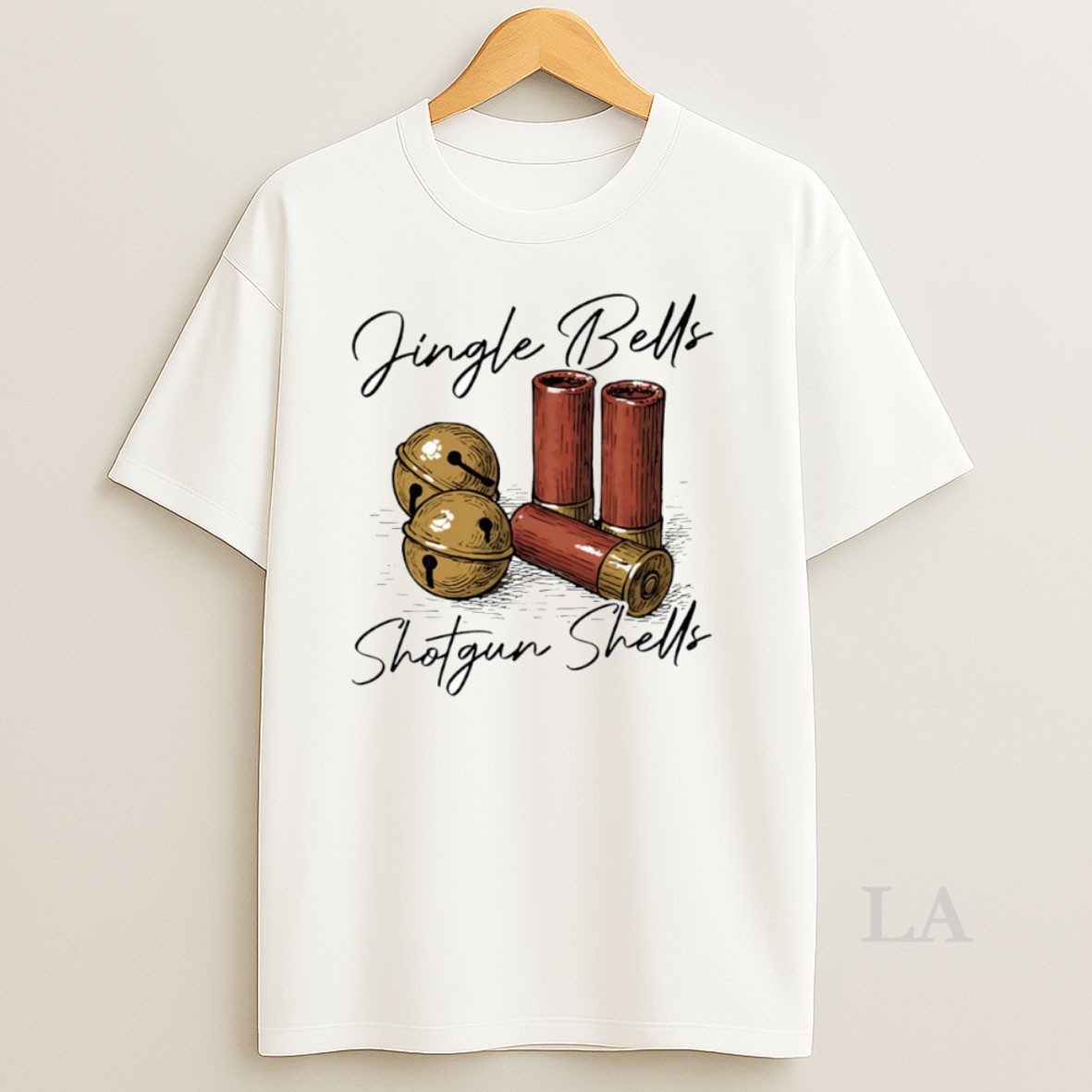 Original Jingle Bells Shotgun Shells Circle Shirt