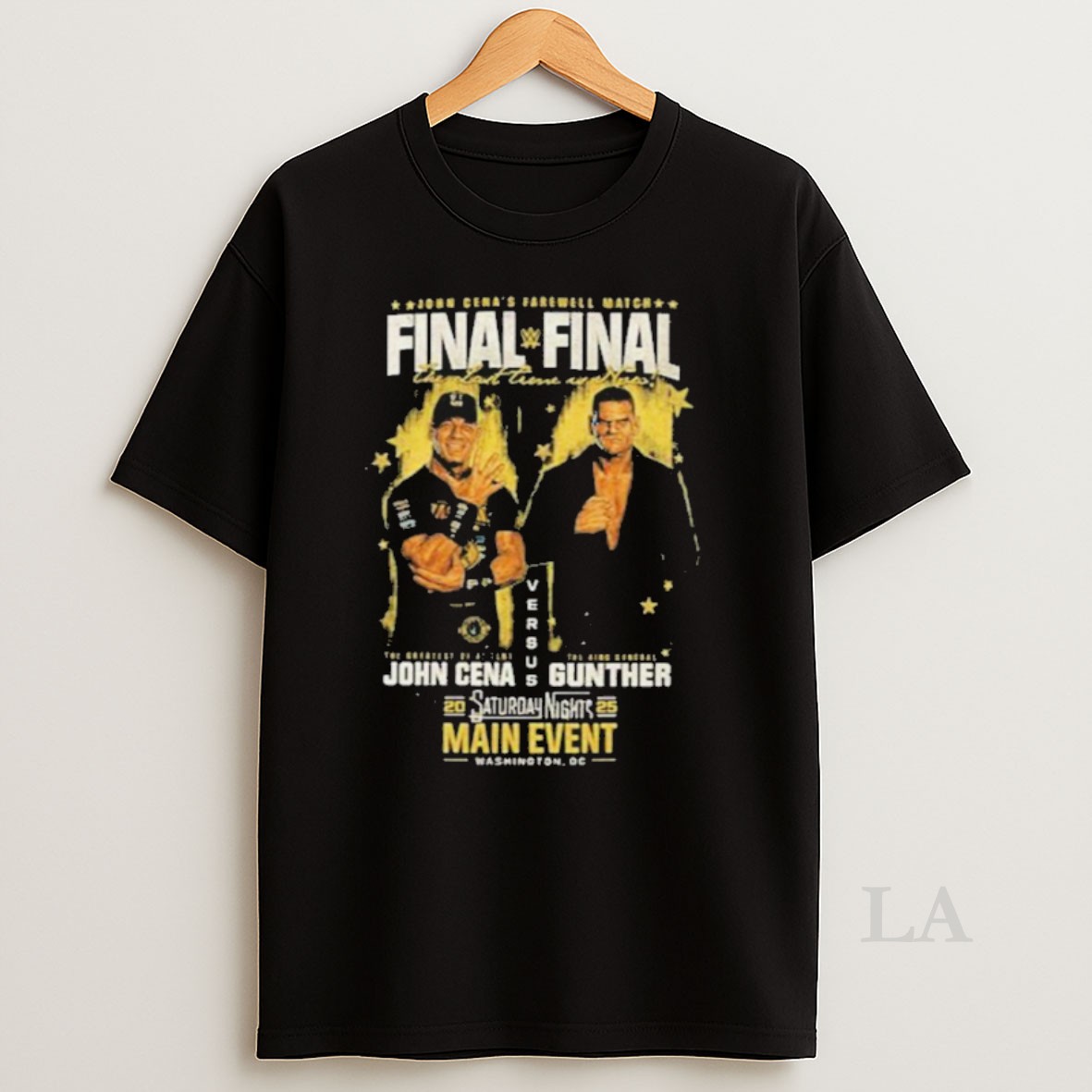 Original John Cena Vs Gunther John Cena Saturday Nights Main Event Final Match 2025 Shirt