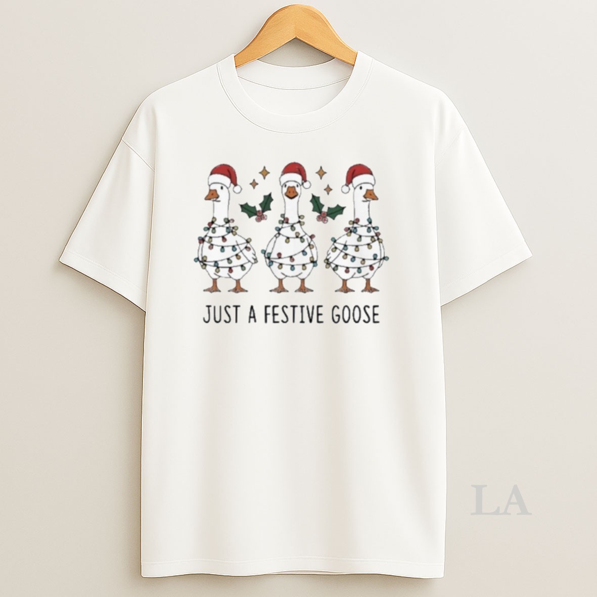 Original Just A Festive Goose Christmas Shirt