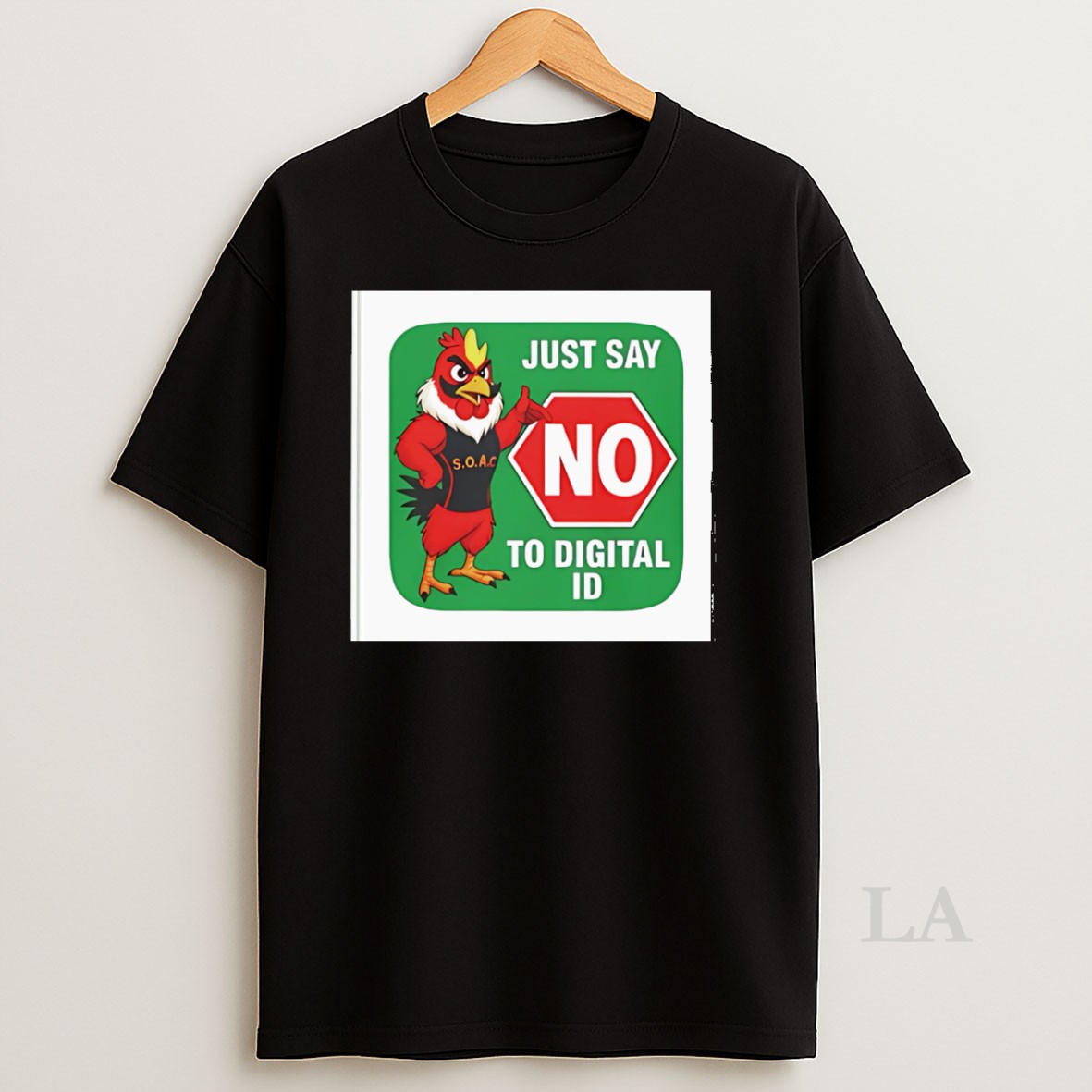 Original Just Say No To Digital Id Shirt