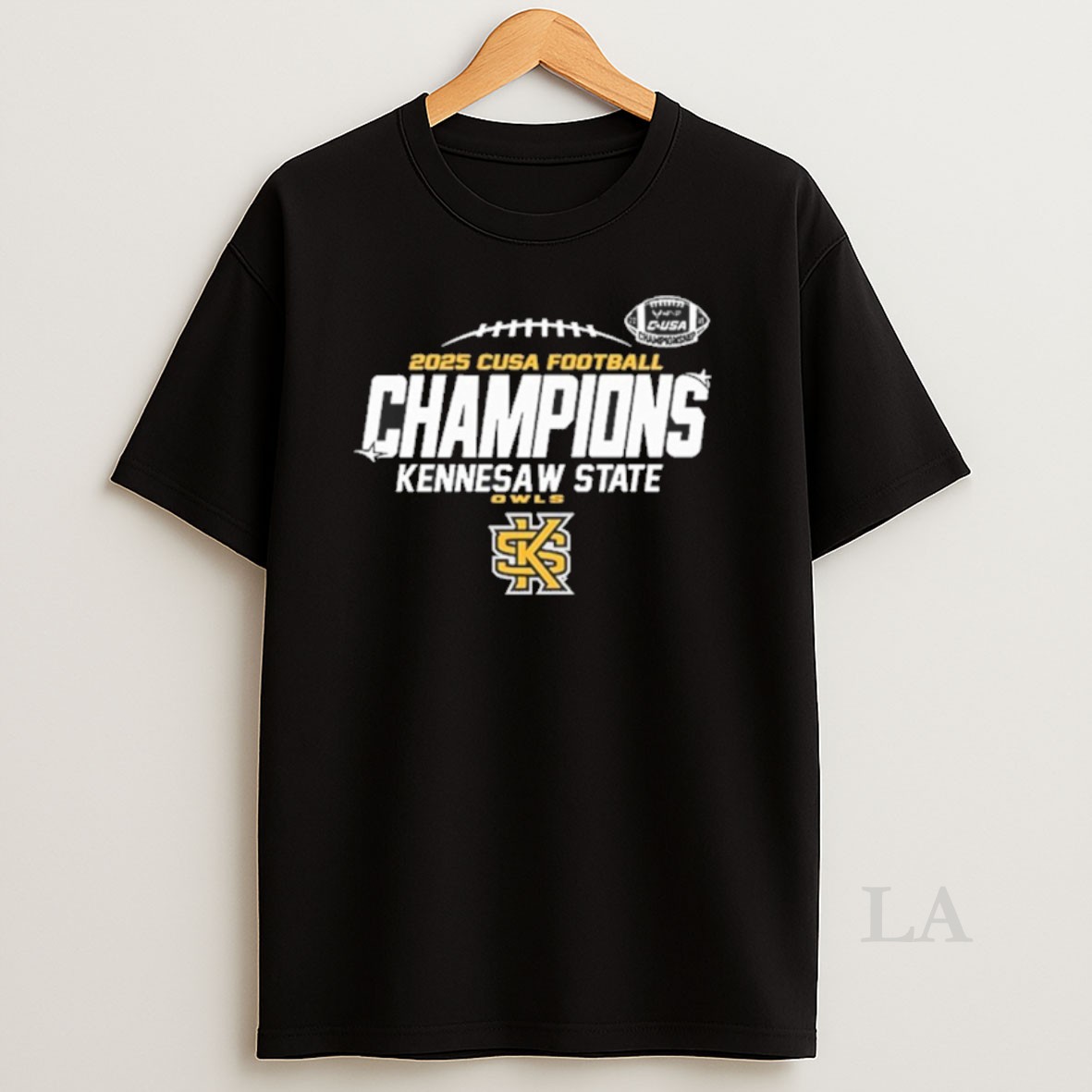 Original Kennesaw State Owls 2025 C Usa Championship Logo Shirt