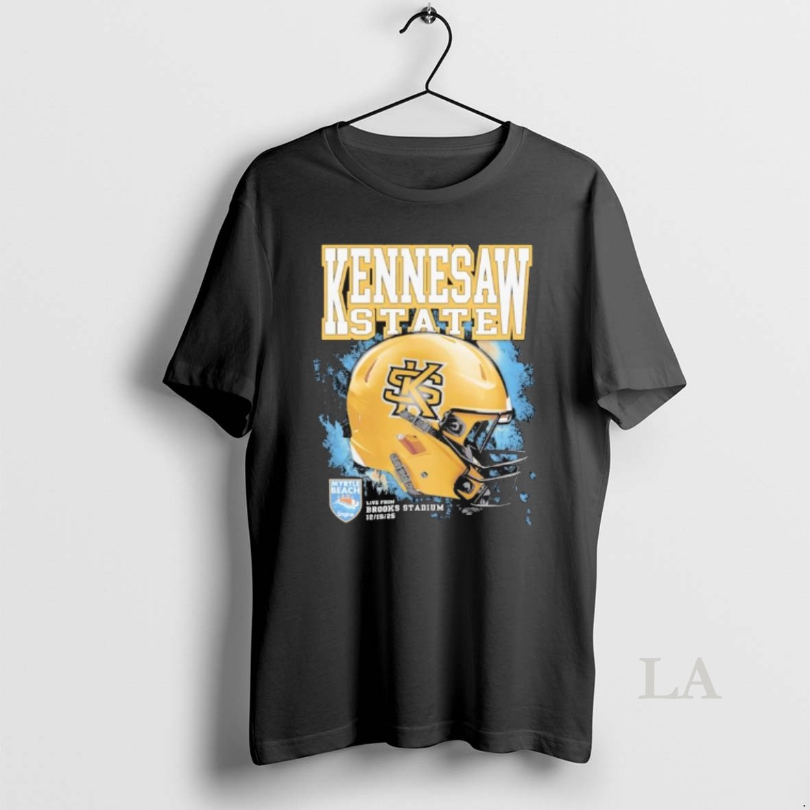 Original Kennesaw State Owls Myrtle Beach Bowl Helmet Shirt