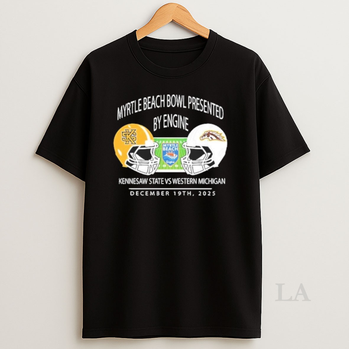 Original Kennesaw State Owls Vs Western Michigan Broncos Myrtle Beach Bowl December 19th 2025 Shirt