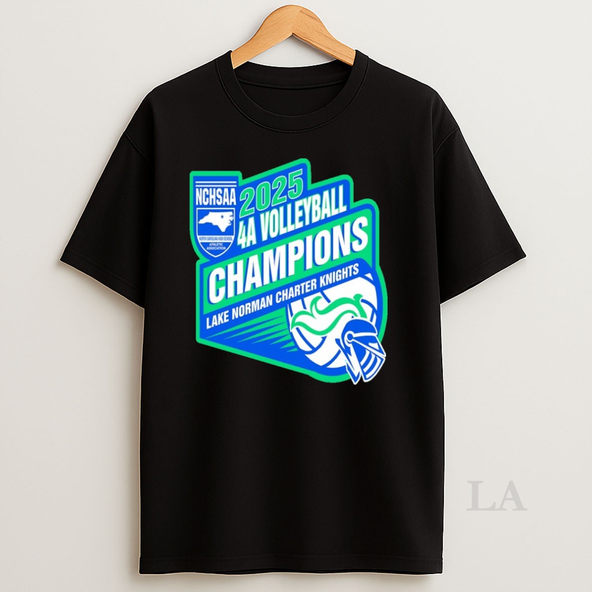 Original Lake Norman Charter Knights Nchsaa 4a Volleyball Champions 2025 Shirt