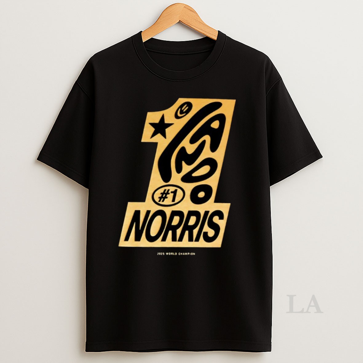 Original Lando 1 2025 World Drivers Champion Shirt